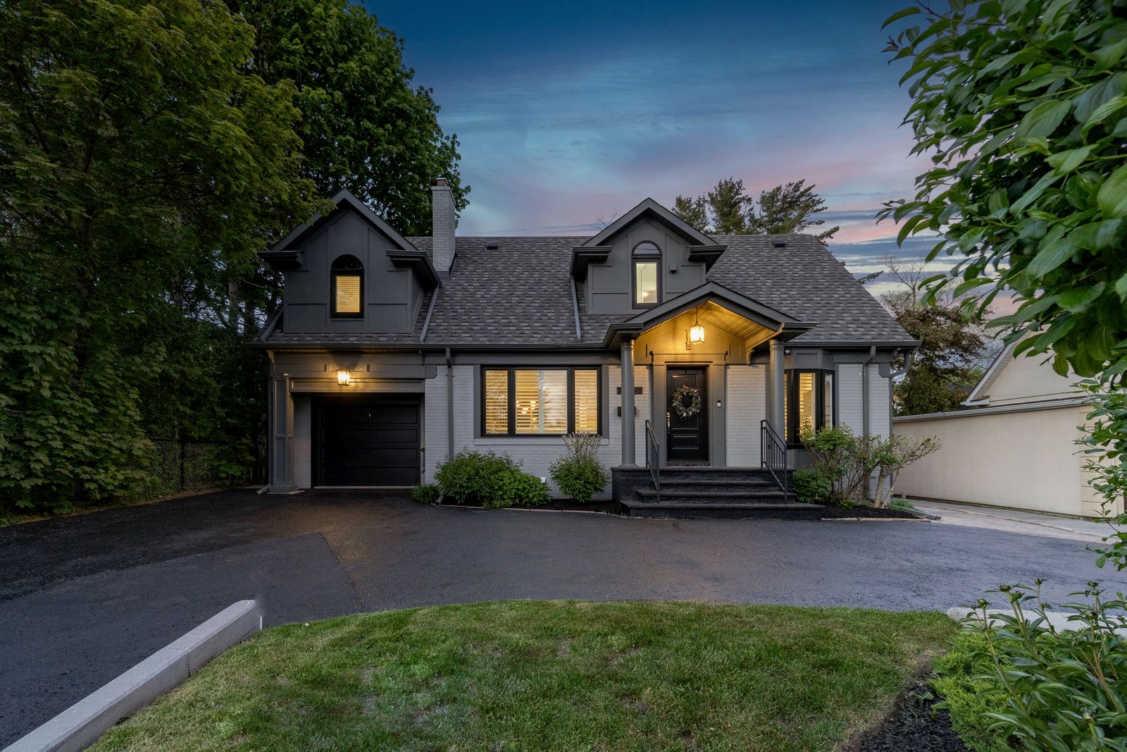 1445 Islington Avenue at twilight